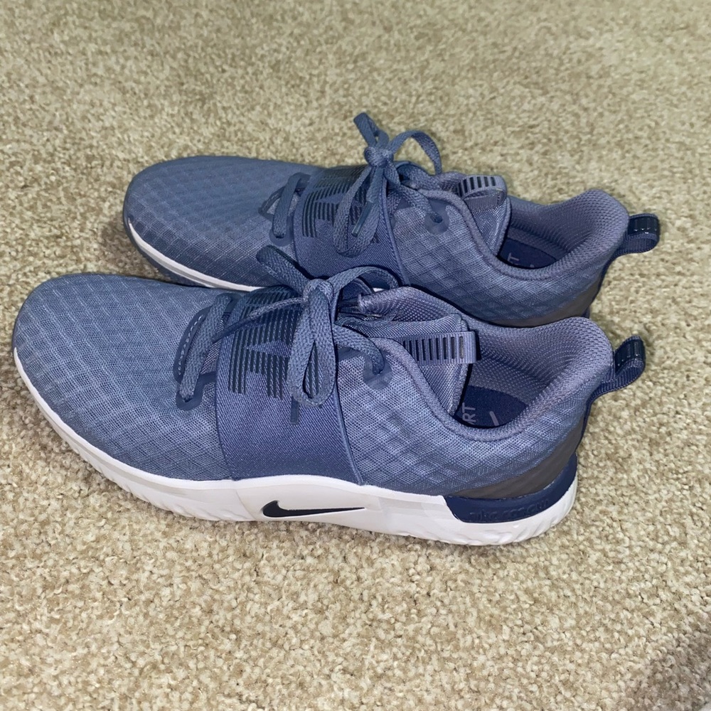 Purple Nike gym shoes
